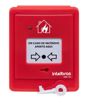 ACIONADOR MANUAL CONVENCIONAL SEM SIRENE INTELBRAS AMC 421 – INTELBRAS