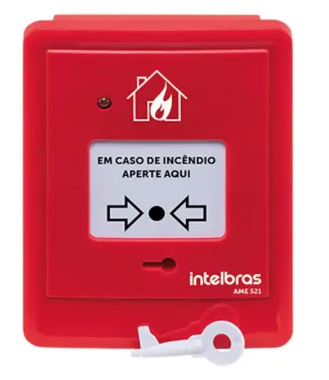 ACIONADOR MANUAL ENDERECAVEL S/ SIRENE AME 521 - INTELBRAS